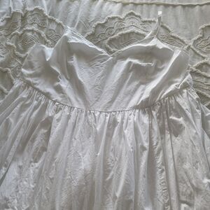 Old Navy White Maxi Dress
